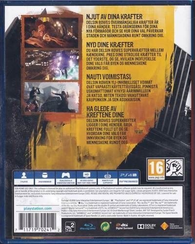 Infamous Second Son - PS4 (B Grade) (Genbrug)